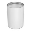 Tin Can with metal cap - mock up Royalty Free Stock Photo