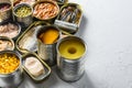 Tin cans for processed food cans conserve Saury, mackerel, sprats, sardines, pilchard, squid, tuna pinapple, corn, peas, mango ,