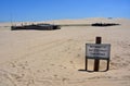 `Tin City` on Stockton Beach