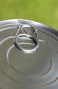 Ring pull tin Royalty Free Stock Photo