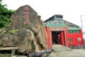 Tin Hau Temple at Fishing Village of Lei Yue Mun Royalty Free Stock Photo