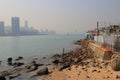 16 Nov 2013 Tin Hau Temple at Fishing Village of Lei Yue Mun Royalty Free Stock Photo