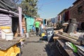 Tin houses in the township of Khayelitsha Royalty Free Stock Photo