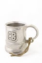 Tin medieval mug Royalty Free Stock Photo
