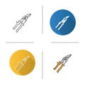 Tin snips icon Royalty Free Stock Photo