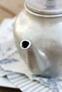 Tin Teapot Royalty Free Stock Photo