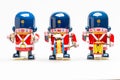 Tin Toy Drummers Royalty Free Stock Photo