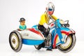 Tin toy motorbike racer