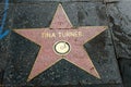 Tina Turner star on the Hollywood Walk of Fame