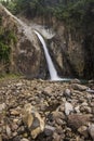 Tinago Falls located at Caibiran, Biliran. Shot of waterfall and rocks, nature background