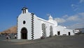 Church of Ermita de los Dolores Tinajo Lanzarote Spain. Royalty Free Stock Photo