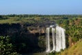 Beautiful Ticha Waterfall and Landscape in India Royalty Free Stock Photo