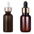 Tincture bottle. Cosmetic serum dropper essential