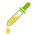 Tincture dropper vector icon