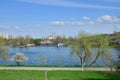 Tineretului Park in spring Royalty Free Stock Photo