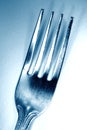 Tines of Fork Royalty Free Stock Photo