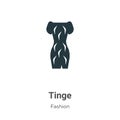 Tinge vector icon on white background. Flat vector tinge icon symbol sign from modern fashion collection for mobile concept and