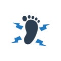 Tingling Feet Icon