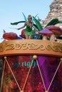 Tinkerbell at Disneyland Fantasy Parade Royalty Free Stock Photo