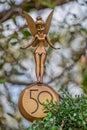 Tinkerbell Gold Statue 50th Anniversary Disney