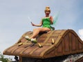 Tinkerbell on Parade Route at WDW Royalty Free Stock Photo