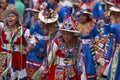 Tinkus dance group at the Oruro Carnival in Bolivia