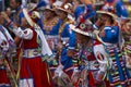 Tinkus dance group at the Oruro Carnival in Bolivia