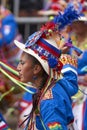 Tinkus dance group at the Oruro Carnival in Bolivia