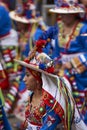 Tinkus dance group at the Oruro Carnival in Bolivia