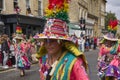 Tinkus dancers at the Annual Carnival in Bath, United Kingdom.