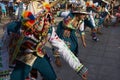 Tinkus dancers at the Arica Carnival