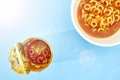 Tinned Spaghettios Royalty Free Stock Photo