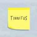Tinnitus sign