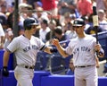 Tino Martinez and Jorge Posada Royalty Free Stock Photo