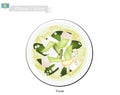 Tinola or Palauan Chicken Soup, Popular Dish in Palau Royalty Free Stock Photo