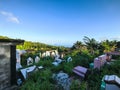 Tinoor village cemetery area - Tomohon Royalty Free Stock Photo