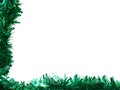 Tinsel borders collection Royalty Free Stock Photo