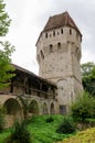 Tinsmiths' Tower and Musketeers' Passage in Sighisoara, Romania Royalty Free Stock Photo