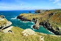 Tintagel Castle Cornwall England Royalty Free Stock Photo