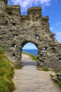 Tintagel Castle in Cornwall, UK Royalty Free Stock Photo