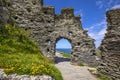 Tintagel Castle in Cornwall, UK Royalty Free Stock Photo