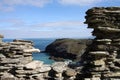 Tintagel Castle view Royalty Free Stock Photo