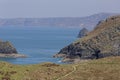 Tintagel in Cornwall Royalty Free Stock Photo
