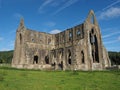 Tintern Abbey (Abaty Tyndyrn) in Tintern Royalty Free Stock Photo