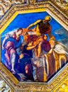 Tintoretto Titian Doge Painting Palazzo Ducale Doge& x27;s Palace Ven Royalty Free Stock Photo