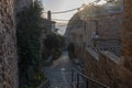 View of the medieval town of Tossa de Mar at late afternoon