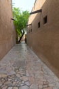 Tiny alleyways in the old arabic merchant quarter Royalty Free Stock Photo