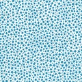 Tiny blue flowers seamless pattern