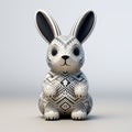 Mexican Print Studio: 3d Printed Rabbit With Complex Patterns