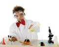 Tiny Chemist Royalty Free Stock Photo